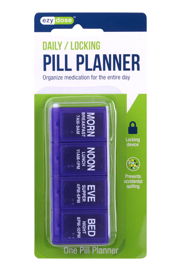 Adult Lock Daily Pill Reminder