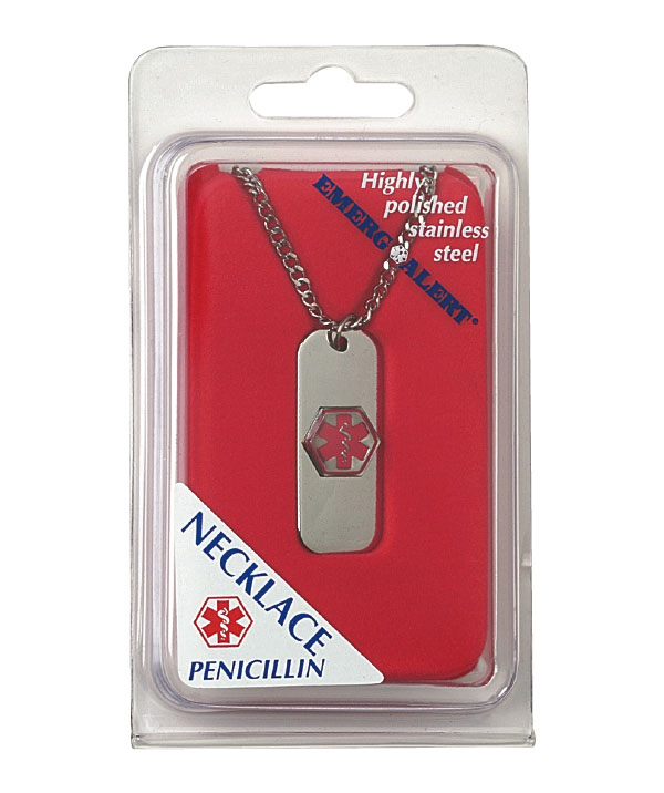 Emerg-Alert - Penicillin Allergy - Necklace