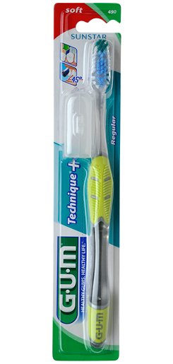 GUM® Technique plus Medium Compact Toothbrush