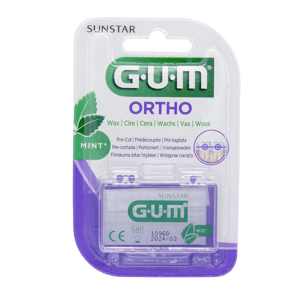 GUM Orthodontic Wax, Mint Flavoured
